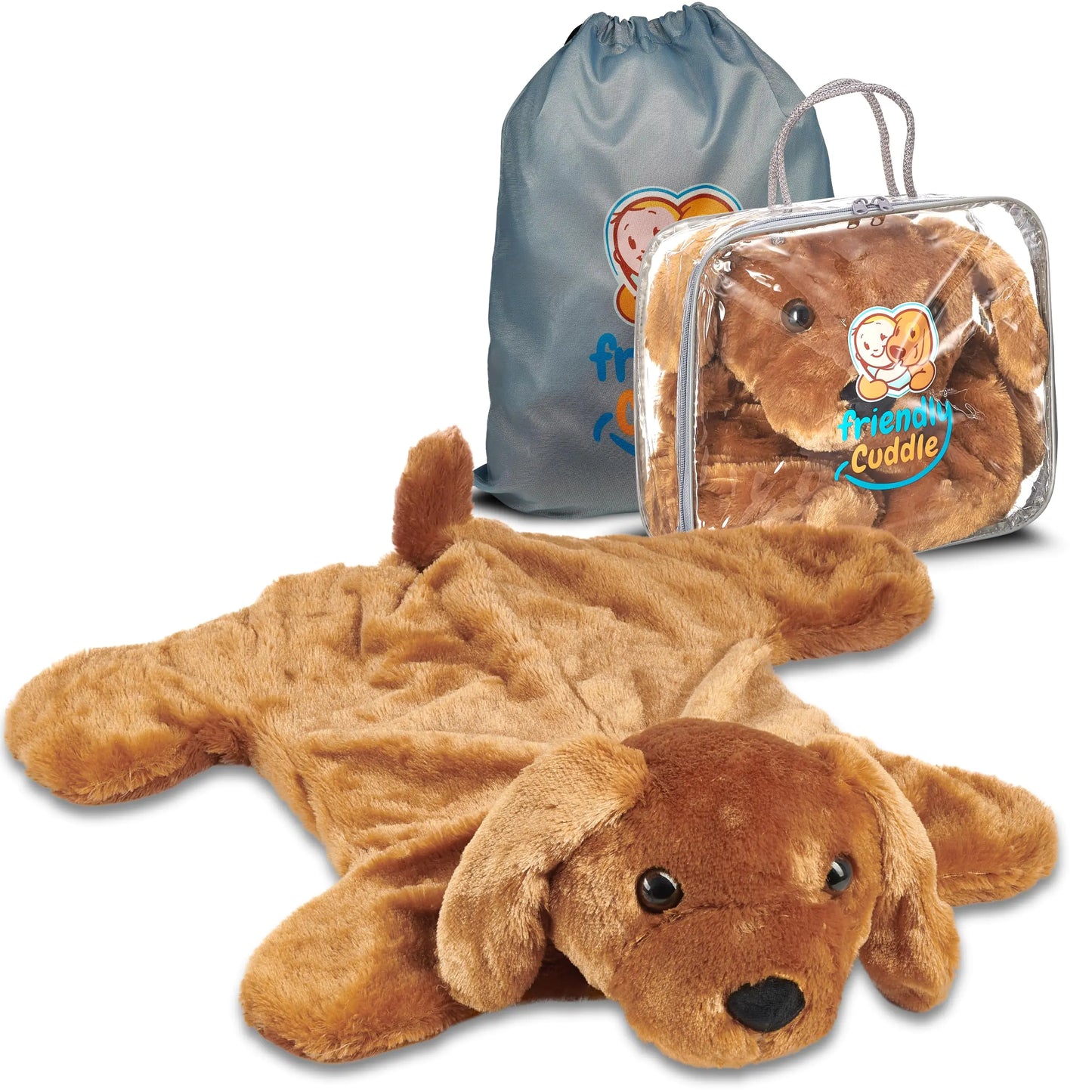 FRIENDLY CUDDLE Weighted Lap Pad for Kids 5 lbs. Sensory Weighted Stuffed Animals Lap Blanket for Kids Adults with Sensory Processing Disorder (Molly)